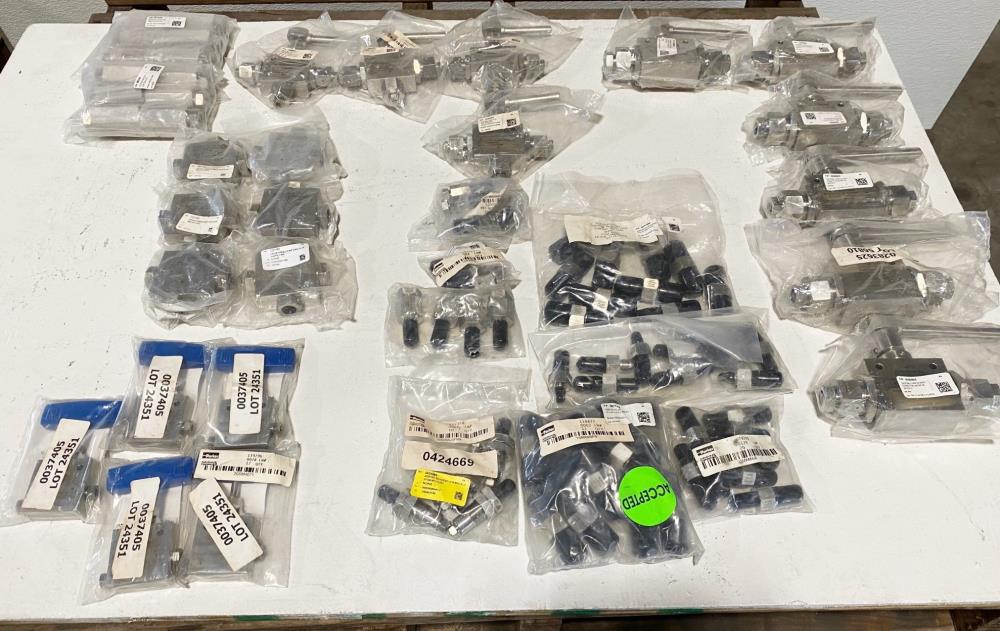 LOT (88) Parker Autoclave Stainless Tube Fittings, Valves, Adapters, Couplings